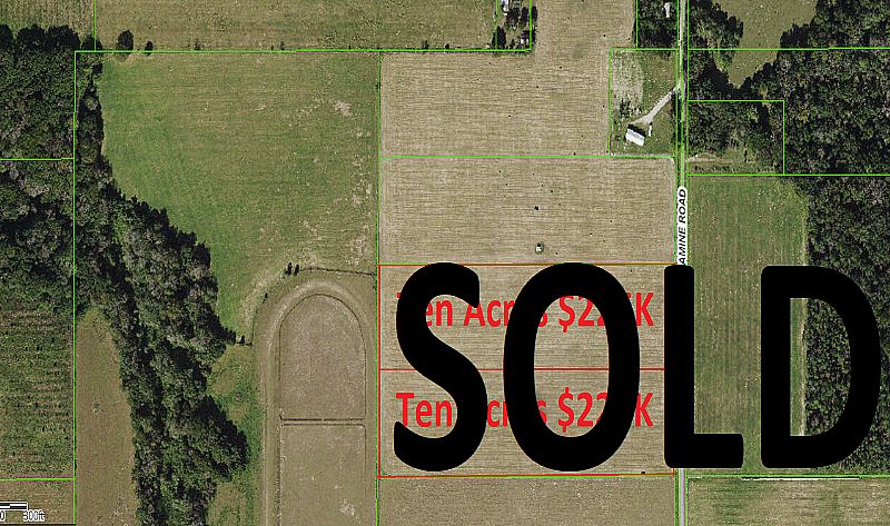 Two 10 Acre Tracts - Excellent Location - Fields Currently in Hay - Jessamine Rd, Dade City, Pasco Cty, Fl SOLD